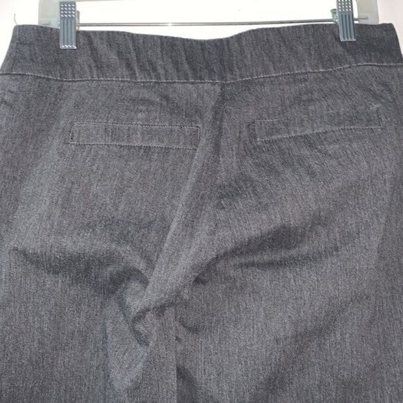 Liz Claiborne Career Petite Straight Leg Pants 10P Gray Stretch - Picture 7 of 9